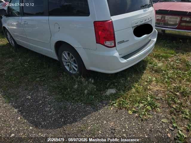 Продажа на аукционе авто 2016 Dodge Grand Caravan Sxt, vin: 2C4RDGBG6GR338484, номер лота: 20269479