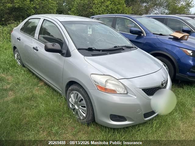 20269488 :رقم المزاد ، JTDBT4K3XA1383200 vin ، 2010 Toyota Yaris مزاد بيع