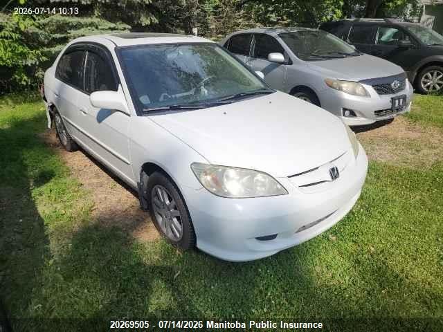 Aukcja sprzedaży 2005 Honda Civic Lx, vin: 2HGES166X5H009780, numer aukcji: 20269505