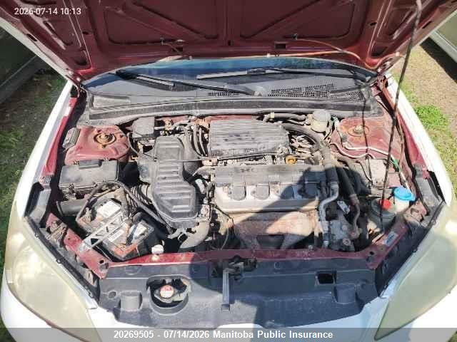 20269505 :رقم المزاد ، 2HGES166X5H009780 vin ، 2005 Honda Civic Lx مزاد بيع