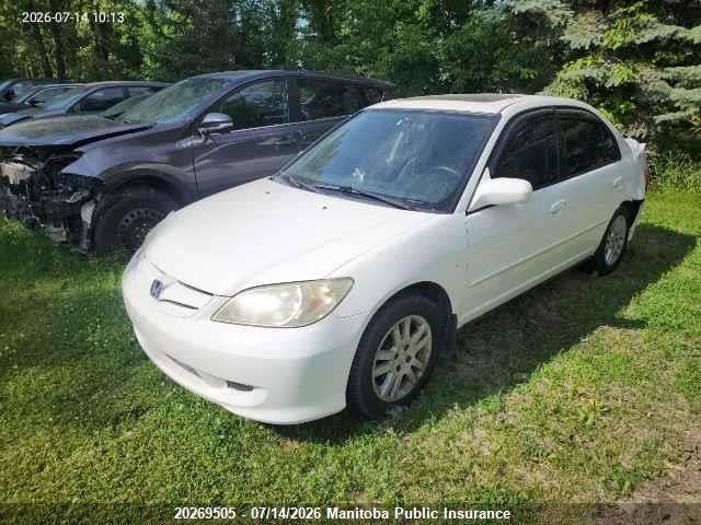 20269505 :رقم المزاد ، 2HGES166X5H009780 vin ، 2005 Honda Civic Lx مزاد بيع