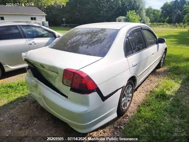 20269505 :رقم المزاد ، 2HGES166X5H009780 vin ، 2005 Honda Civic Lx مزاد بيع