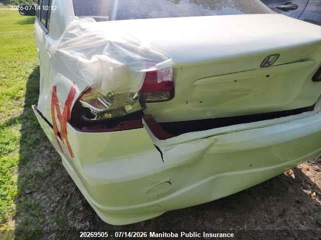 20269505 :رقم المزاد ، 2HGES166X5H009780 vin ، 2005 Honda Civic Lx مزاد بيع