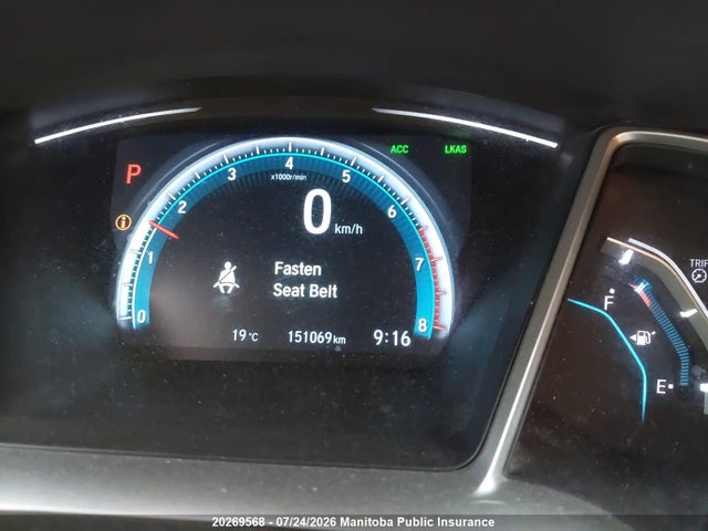 Honda Civic Touring 2016 2HGFC1F92GH100606 Image 15