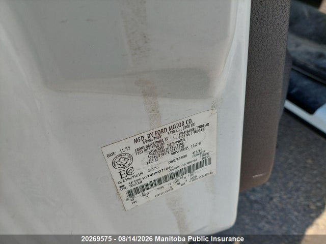 2013 Ford F150 Xl Pickup მანქანა იყიდება აუქციონზე, vin: 1FTPF1CT4DKD71049, აუქციონის ნომერი: 20269575