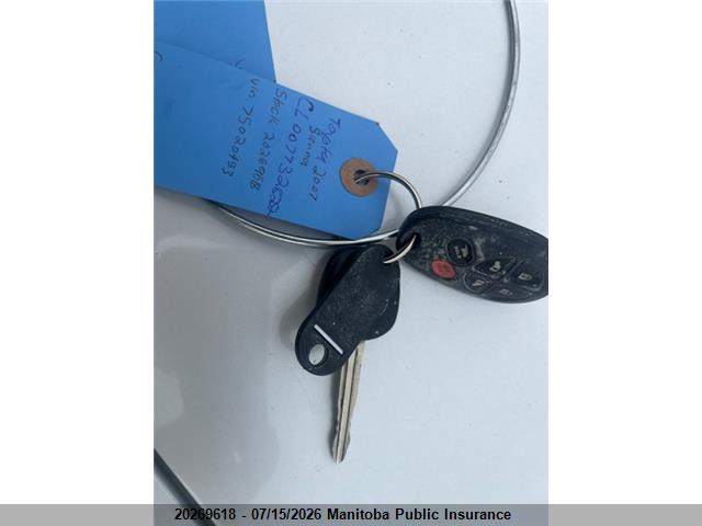 Продаж на аукціоні авто 2007 Toyota Sienna Xle V6, vin: 5TDZK22C97S020453, номер лоту: 20269618