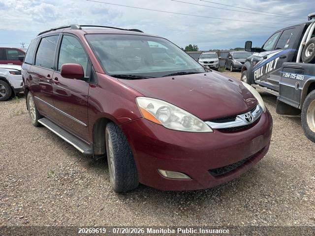 Продаж на аукціоні авто 2008 Toyota Sienna Xle Limited V6, vin: 5TDBK22C48S020217, номер лоту: 20269619