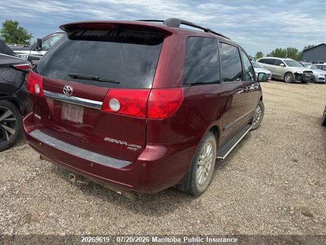 Продаж на аукціоні авто 2008 Toyota Sienna Xle Limited V6, vin: 5TDBK22C48S020217, номер лоту: 20269619