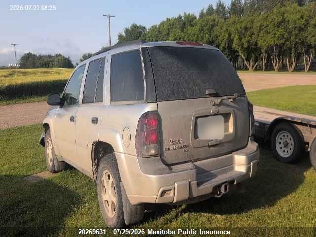 Aukcja sprzedaży 2006 Chevrolet Trailblazer Ls, vin: 1GNDT13S762293783, numer aukcji: 20269631