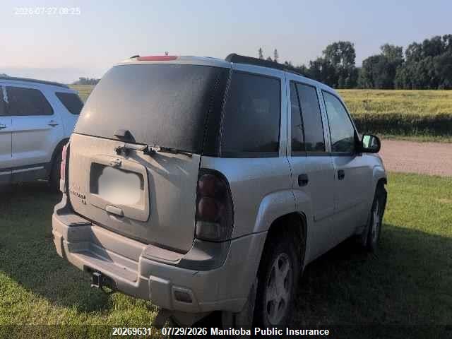 Aukcja sprzedaży 2006 Chevrolet Trailblazer Ls, vin: 1GNDT13S762293783, numer aukcji: 20269631