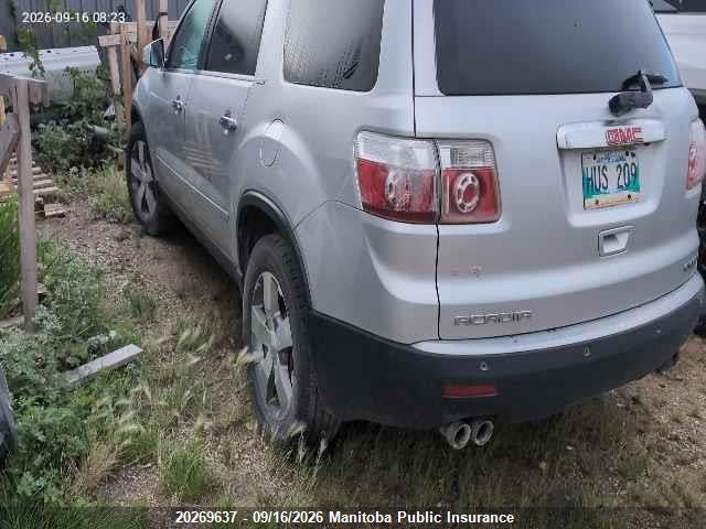 Продаж на аукціоні авто 2012 Gmc Acadia Sle, vin: 1GKKVRED9CJ350773, номер лоту: 20269637