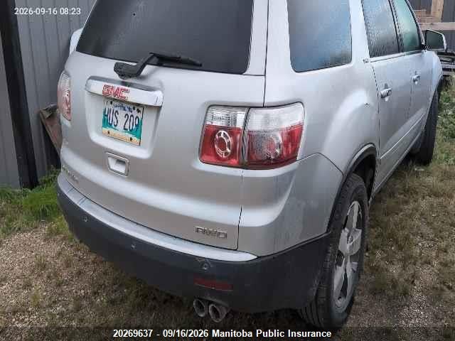 Продаж на аукціоні авто 2012 Gmc Acadia Sle, vin: 1GKKVRED9CJ350773, номер лоту: 20269637