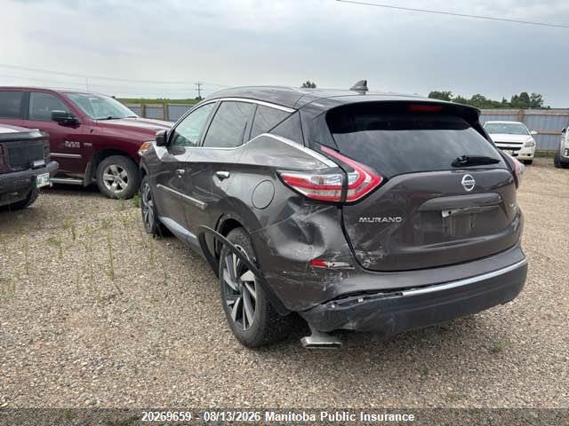 5N1AZ2MH3HN100948 Nissan Murano Platinum
