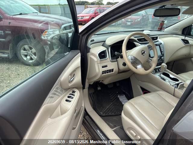 5N1AZ2MH3HN100948 Nissan Murano Platinum