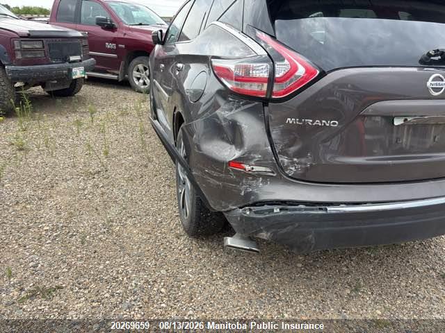 5N1AZ2MH3HN100948 Nissan Murano Platinum