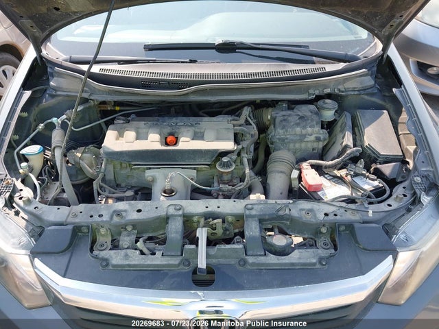 20269683 :رقم المزاد ، 2HGFB2F44CH051495 vin ، 2012 Honda Civic Lx مزاد بيع