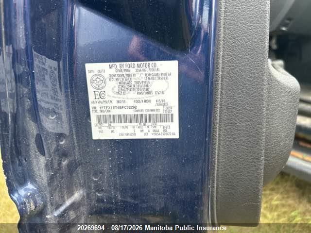 Aukcja sprzedaży 2011 Ford F150 Stx Supercab, vin: 1FTFX1ET4BFC32292, numer aukcji: 20269694