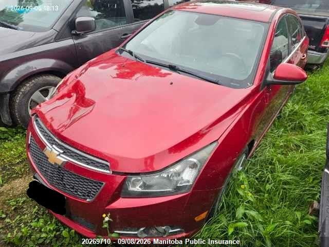 Aukcja sprzedaży 2013 Chevrolet Cruze Lt Turbo, vin: 1G1PE5SB4D7306152, numer aukcji: 20269710