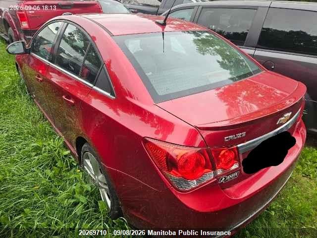 Aukcja sprzedaży 2013 Chevrolet Cruze Lt Turbo, vin: 1G1PE5SB4D7306152, numer aukcji: 20269710
