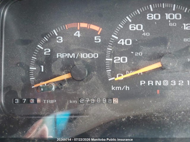 1999 Chevrolet K/v 20/2500 Suburban მანქანა იყიდება აუქციონზე, vin: 3GNGK26F7XG128894, აუქციონის ნომერი: 20269714