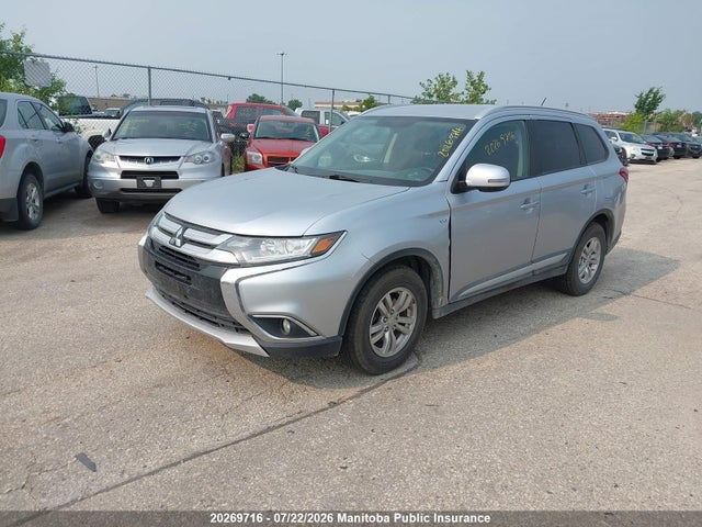 20269716 :رقم المزاد ، JA4JZ3AX6GZ602988 vin ، 2016 Mitsubishi Outlander Se مزاد بيع