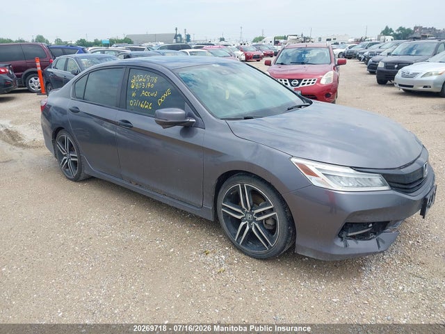 2016 Honda Accord Touring მანქანა იყიდება აუქციონზე, vin: 1HGCR2F03GA803140, აუქციონის ნომერი: 20269718