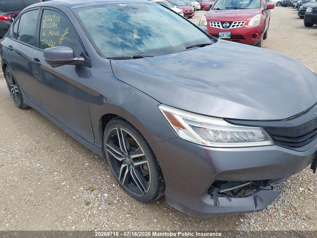 20269718 :رقم المزاد ، 1HGCR2F03GA803140 vin ، 2016 Honda Accord Touring مزاد بيع