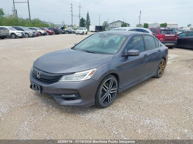 20269718 :رقم المزاد ، 1HGCR2F03GA803140 vin ، 2016 Honda Accord Touring مزاد بيع