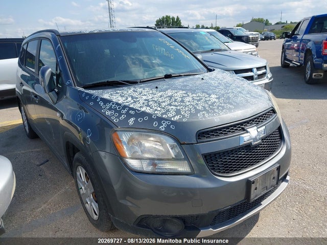 2012 Chevrolet Orlando Lt მანქანა იყიდება აუქციონზე, vin: KL77P2EM7CK601008, აუქციონის ნომერი: 20269727