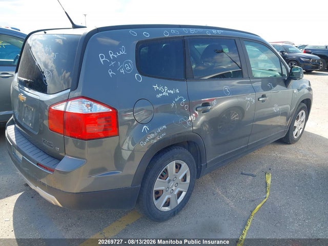 2012 Chevrolet Orlando Lt მანქანა იყიდება აუქციონზე, vin: KL77P2EM7CK601008, აუქციონის ნომერი: 20269727