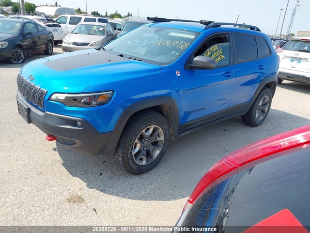 20269728 :رقم المزاد ، 1C4PJMBX2KD451472 vin ، 2019 Jeep Cherokee Trailhawk مزاد بيع