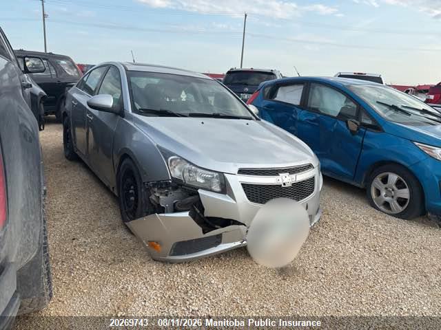 20269743 :رقم المزاد ، 1G1PC5SB1D7242500 vin ، 2013 Chevrolet Cruze Lt Turbo مزاد بيع