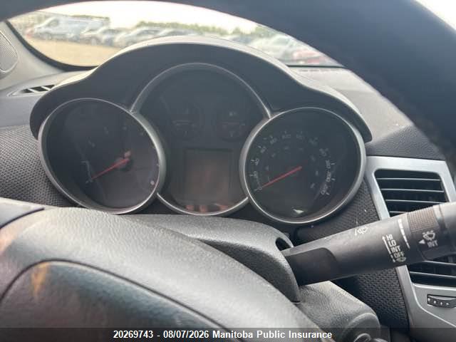 20269743 :رقم المزاد ، 1G1PC5SB1D7242500 vin ، 2013 Chevrolet Cruze Lt Turbo مزاد بيع