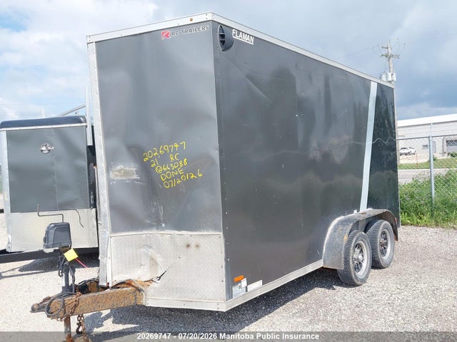 Flaman Utility Trailer 2021 56VBE1420MM663088 Image 2