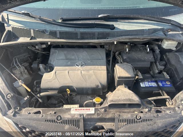2013 Toyota Sienna Se V6 მანქანა იყიდება აუქციონზე, vin: 5TDXK3DC6DS362254, აუქციონის ნომერი: 20269748