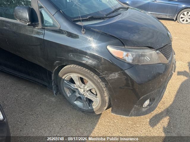 2013 Toyota Sienna Se V6 მანქანა იყიდება აუქციონზე, vin: 5TDXK3DC6DS362254, აუქციონის ნომერი: 20269748