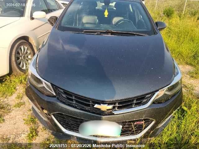 20269753 :رقم المزاد ، 3G1BF6SM8JS652460 vin ، 2018 Chevrolet Cruze Premier مزاد بيع