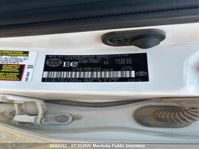 4T1B11HK7KU819676 Toyota CAMRY LE