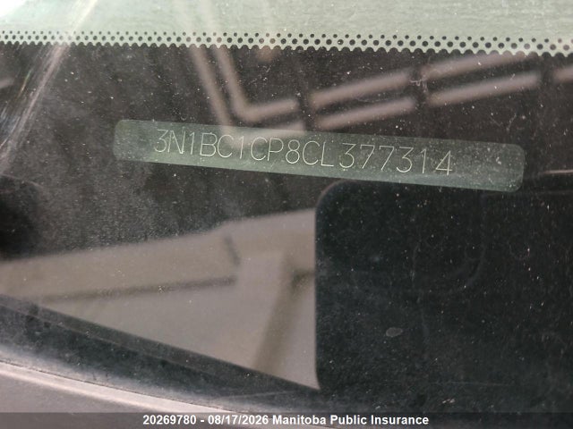 Продажа на аукционе авто 2012 Nissan Versa 1.8 S, vin: 3N1BC1CP8CL377314, номер лота: 20269780