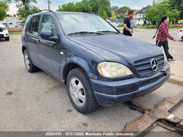 Auction sale of the 2001 Mercedes Benz Ml320, vin: 4JGAB54E91A229768, lot number: 20269785