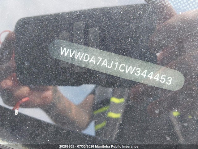 Aukcja sprzedaży 2012 Volkswagen Golf 2.5, vin: WVWDA7AJ1CW344453, numer aukcji: 20269805