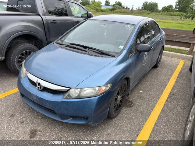 20269813 :رقم المزاد ، 2HGFA16299H034051 vin ، 2009 Honda Civic Dx مزاد بيع