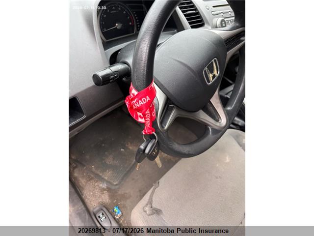 20269813 :رقم المزاد ، 2HGFA16299H034051 vin ، 2009 Honda Civic Dx مزاد بيع