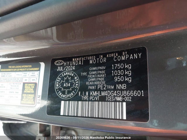 Aukcja sprzedaży 2025 Hyundai Elantra Preferred, vin: KMHLM4DG4SU866601, numer aukcji: 20269826