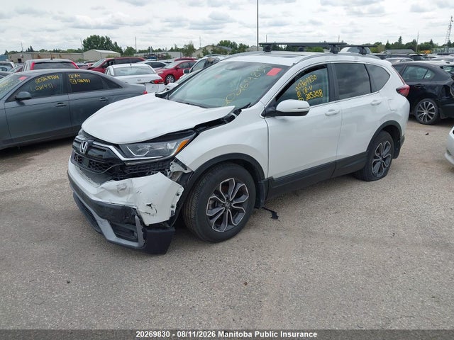 20269830 :رقم المزاد ، 2HKRW2H84MH205258 vin ، 2021 Honda Cr-v Ex-l مزاد بيع
