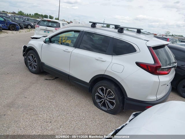 20269830 :رقم المزاد ، 2HKRW2H84MH205258 vin ، 2021 Honda Cr-v Ex-l مزاد بيع