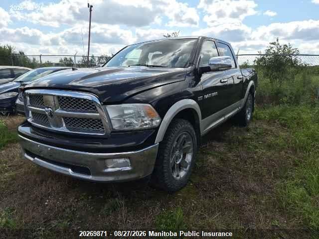 2011 Dodge Ram 1500 Laramie Crew Cab მანქანა იყიდება აუქციონზე, vin: 1D7RV1CT8BS600279, აუქციონის ნომერი: 20269871