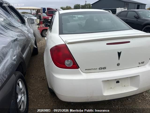 2006 Pontiac G6 მანქანა იყიდება აუქციონზე, vin: 1G2ZG558364184791, აუქციონის ნომერი: 20269883