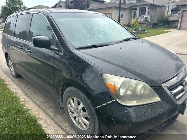 20269888 :رقم المزاد ، 5FNRL38707B508207 vin ، 2007 Honda Odyssey Ex مزاد بيع