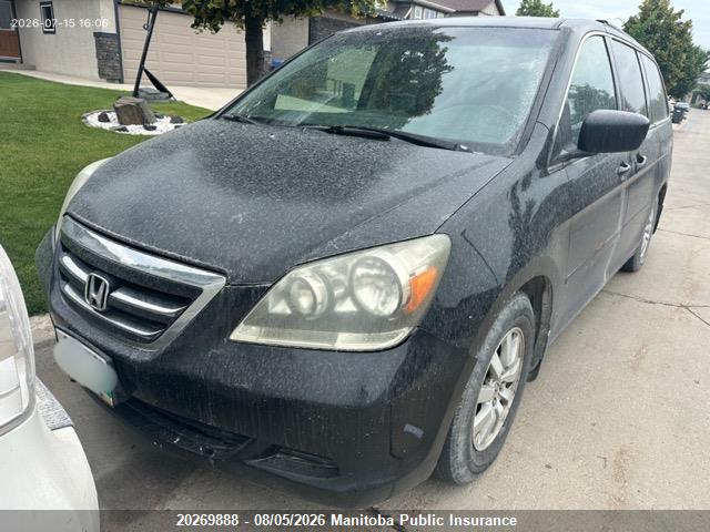 20269888 :رقم المزاد ، 5FNRL38707B508207 vin ، 2007 Honda Odyssey Ex مزاد بيع